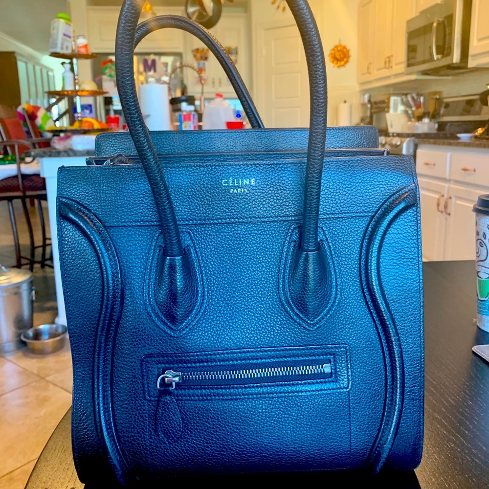 Celine ‘Mini Luggage Tote’ Handbag